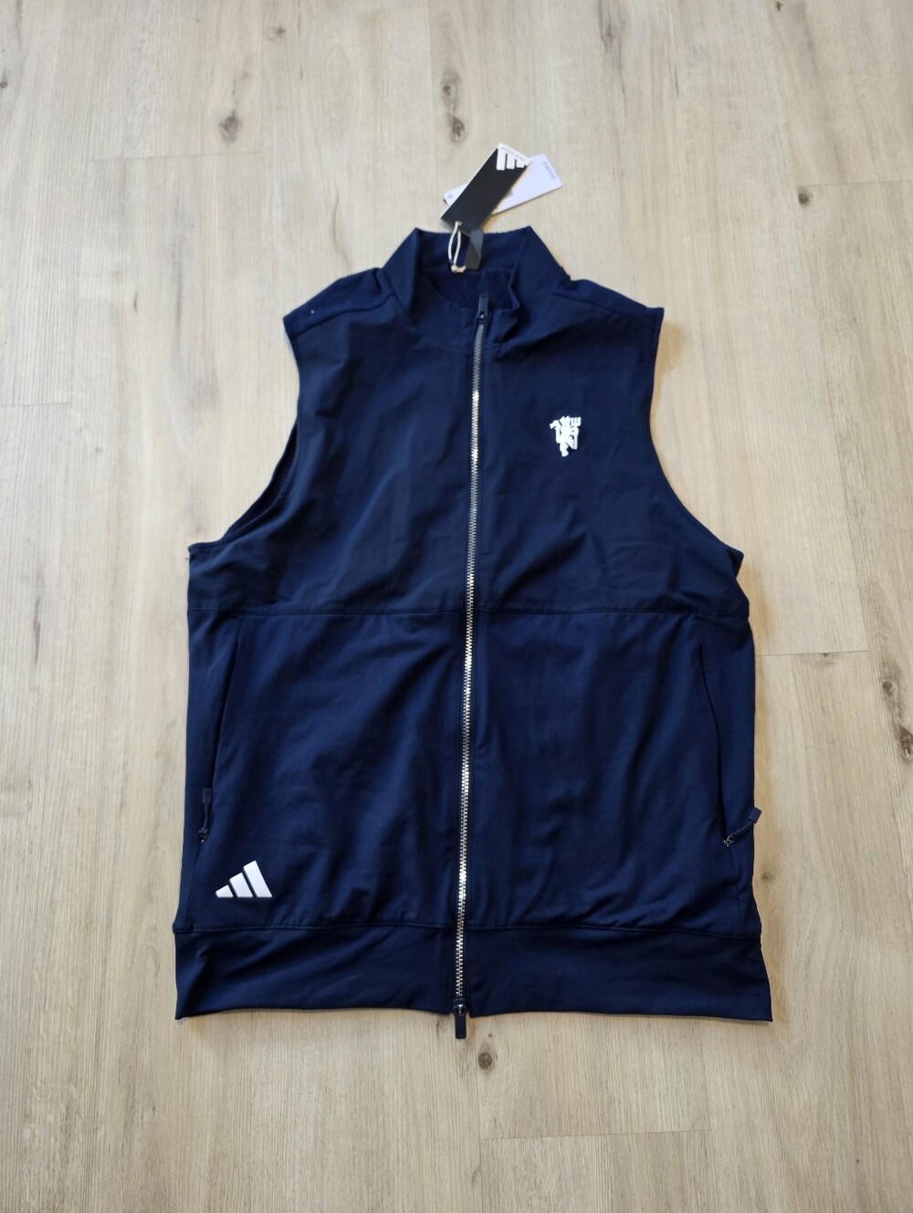 Adidas Tour Vest Manchester United Size M Navy